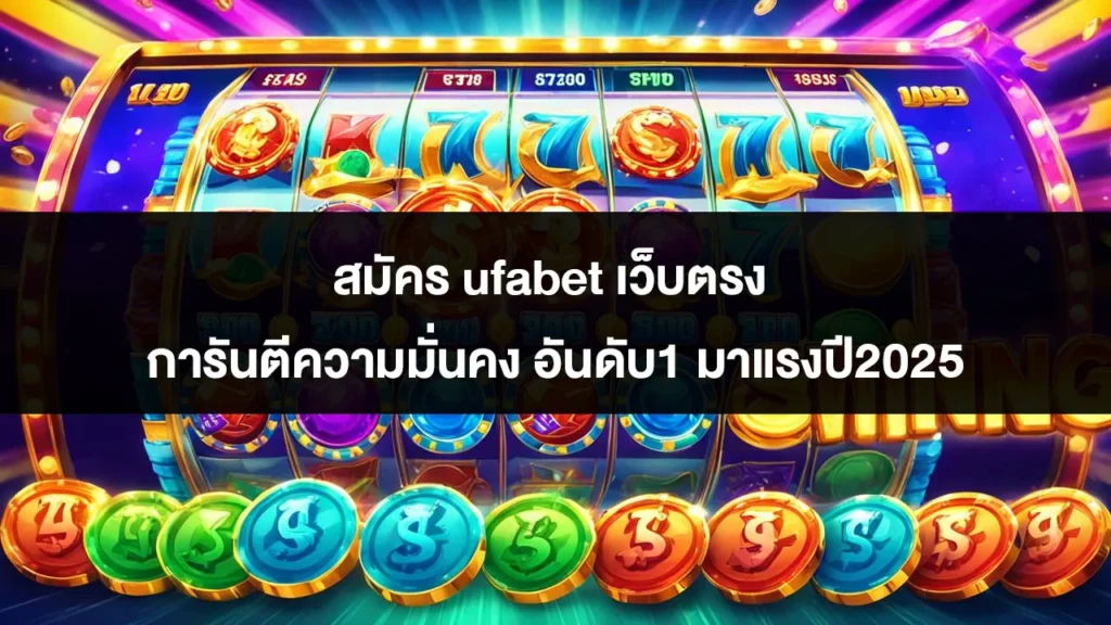 สมัคร ufabet เว็บตรง การันตีความมั่นคง อันดับ1 มาแรงปี2025