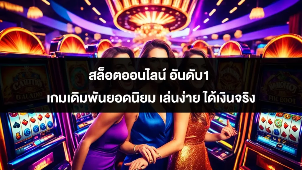 สล็อตออนไลน์ อันดับ1 เกมเดิมพันยอดนิยม เล่นง่าย ได้เงินจริง