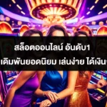 สล็อตออนไลน์ อันดับ1 เกมเดิมพันยอดนิยม เล่นง่าย ได้เงินจริง