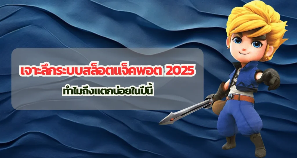 เจาะลึกระบบสล็อตแจ็คพอต 2025 ทำไมถึงแตกบ่อยในปีนี้